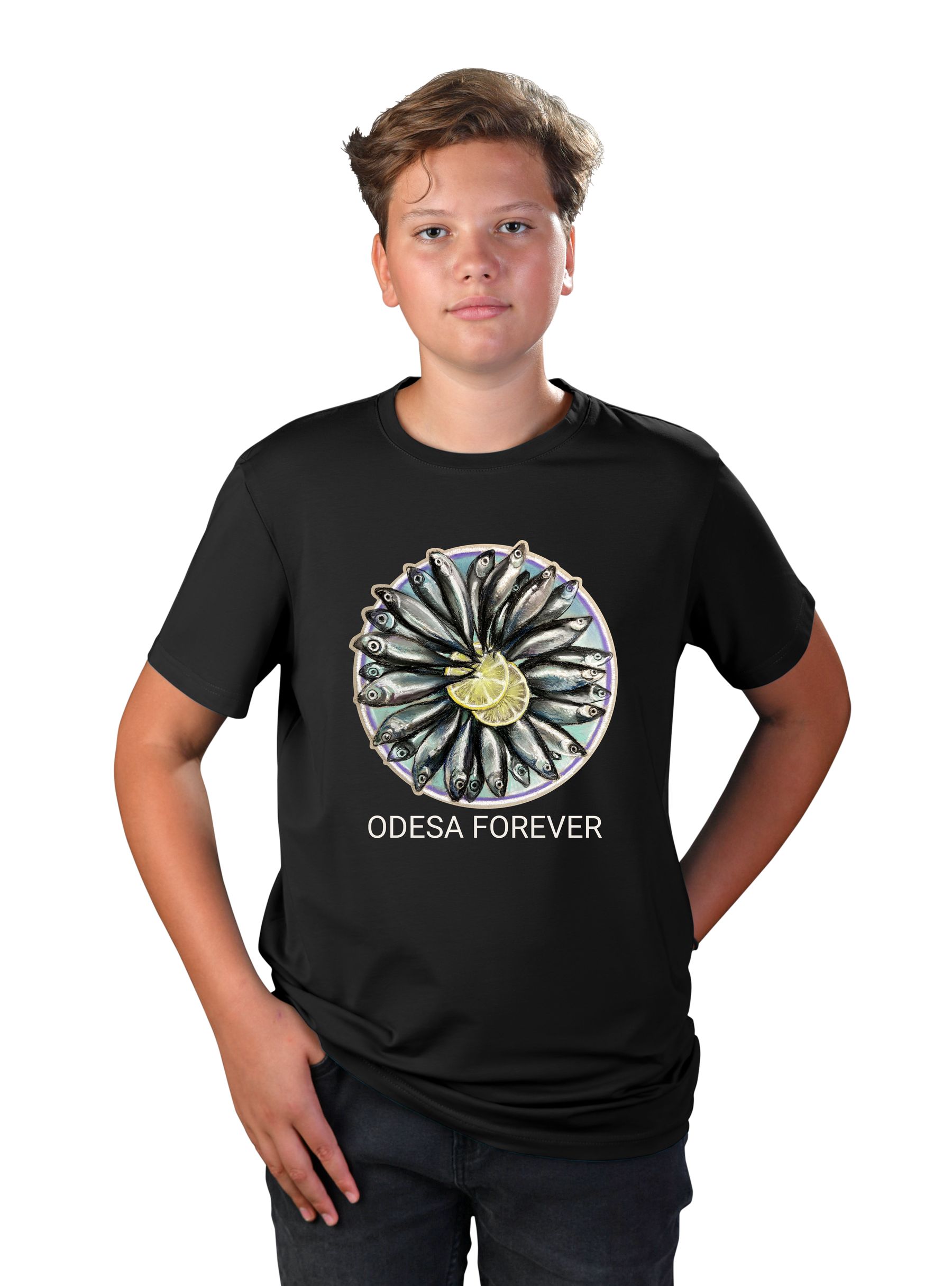 "Odessa forever" teenage sweatshirt for a boy