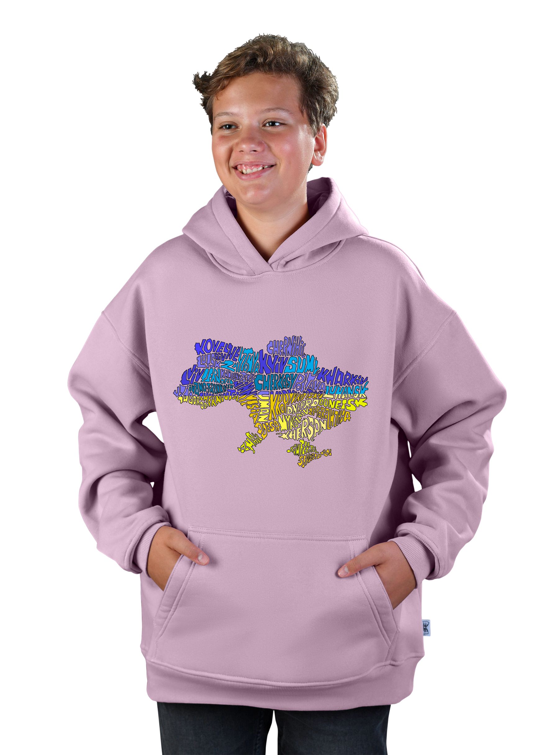 Teenage hoodie for a boy "Ukraine