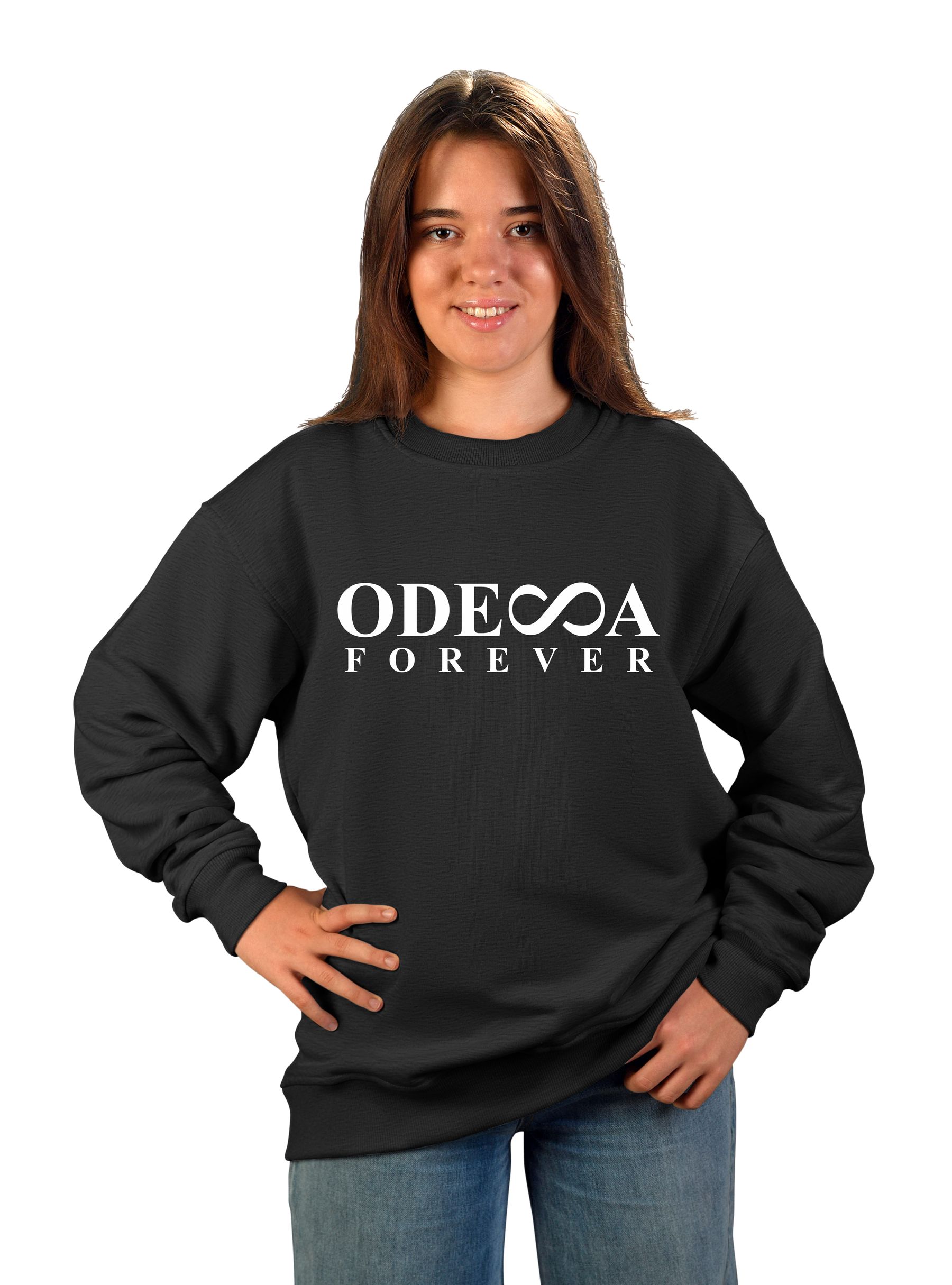 Teenage sweatshirt for girls "Ode∞a forever", infinity