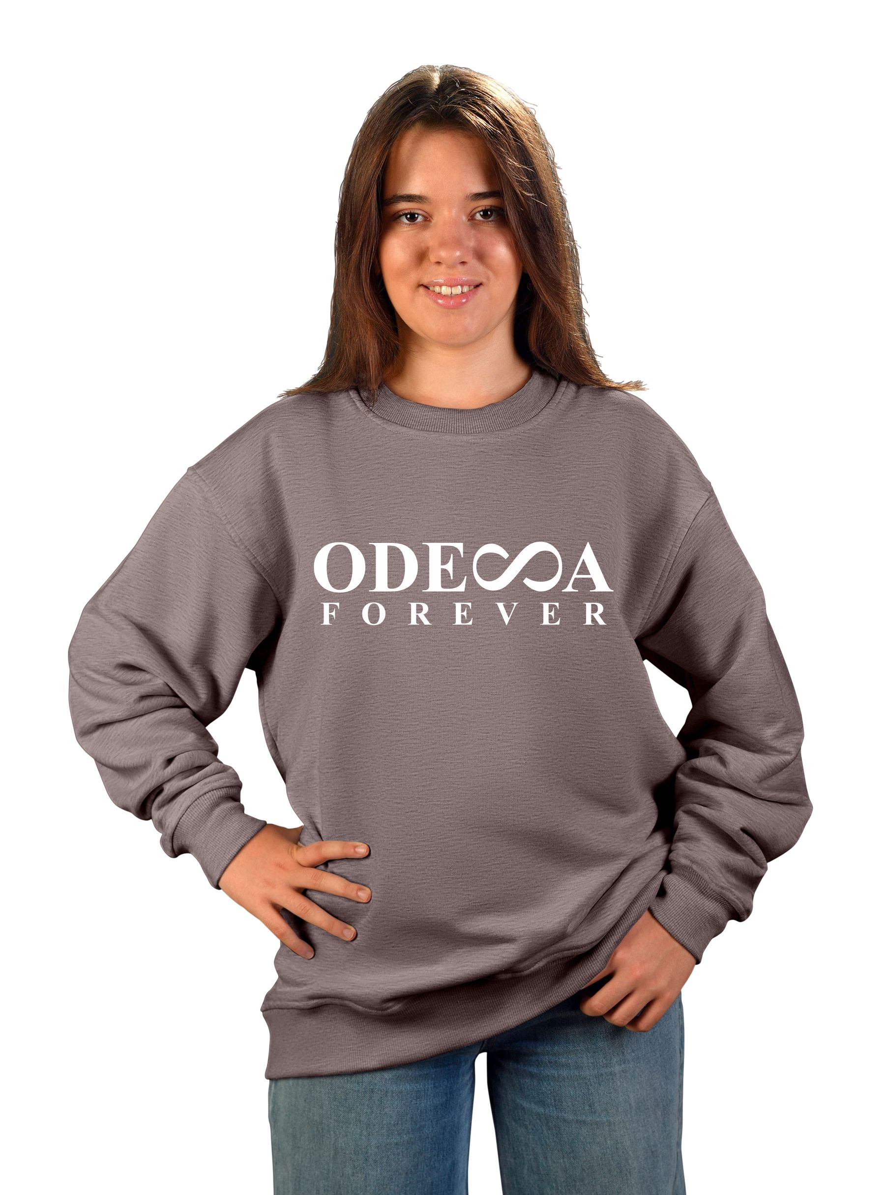 Teenage sweatshirt for girls "Ode∞a forever", infinity