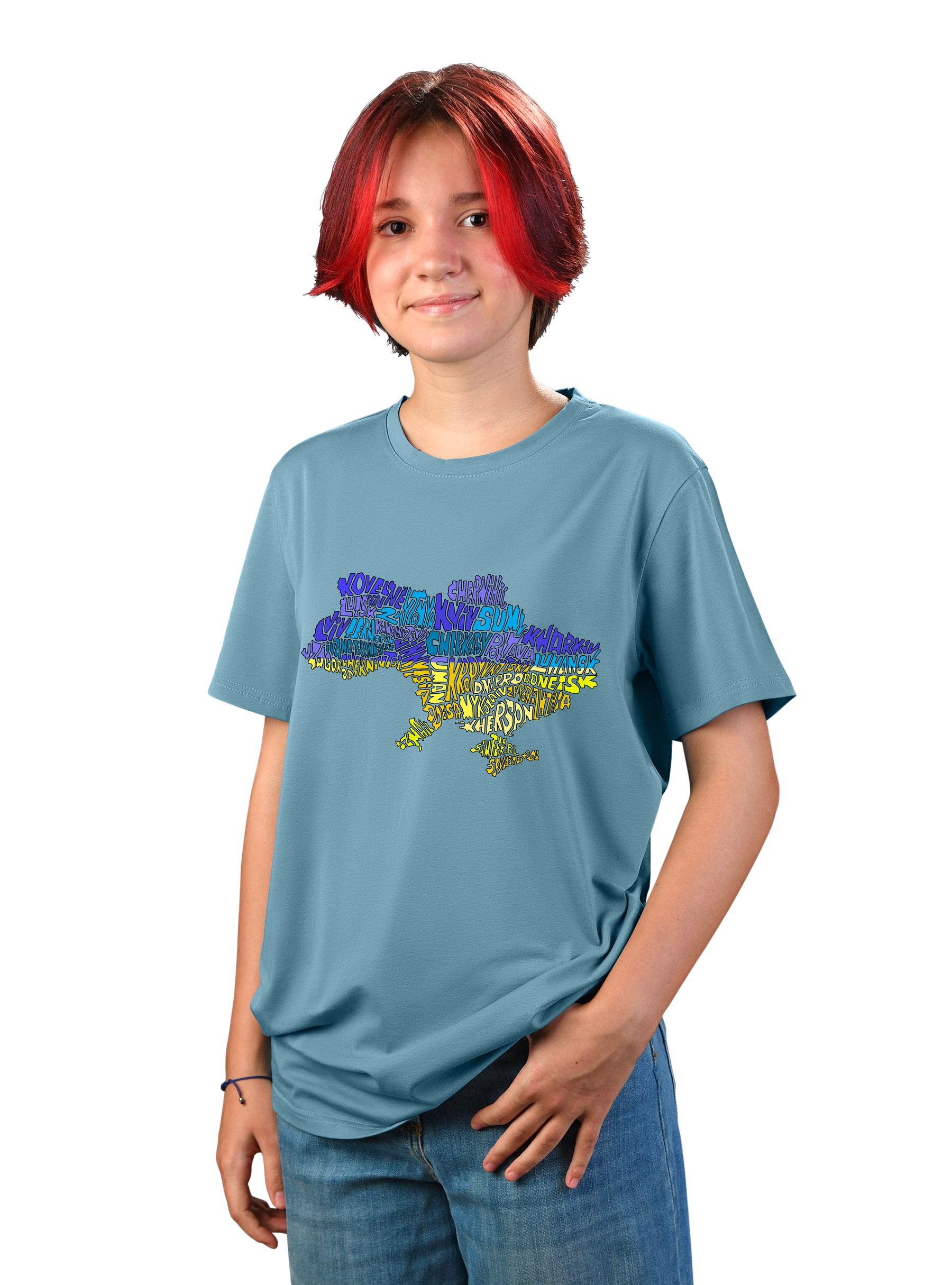 "Ukraine" teenage t-shirt for a girl