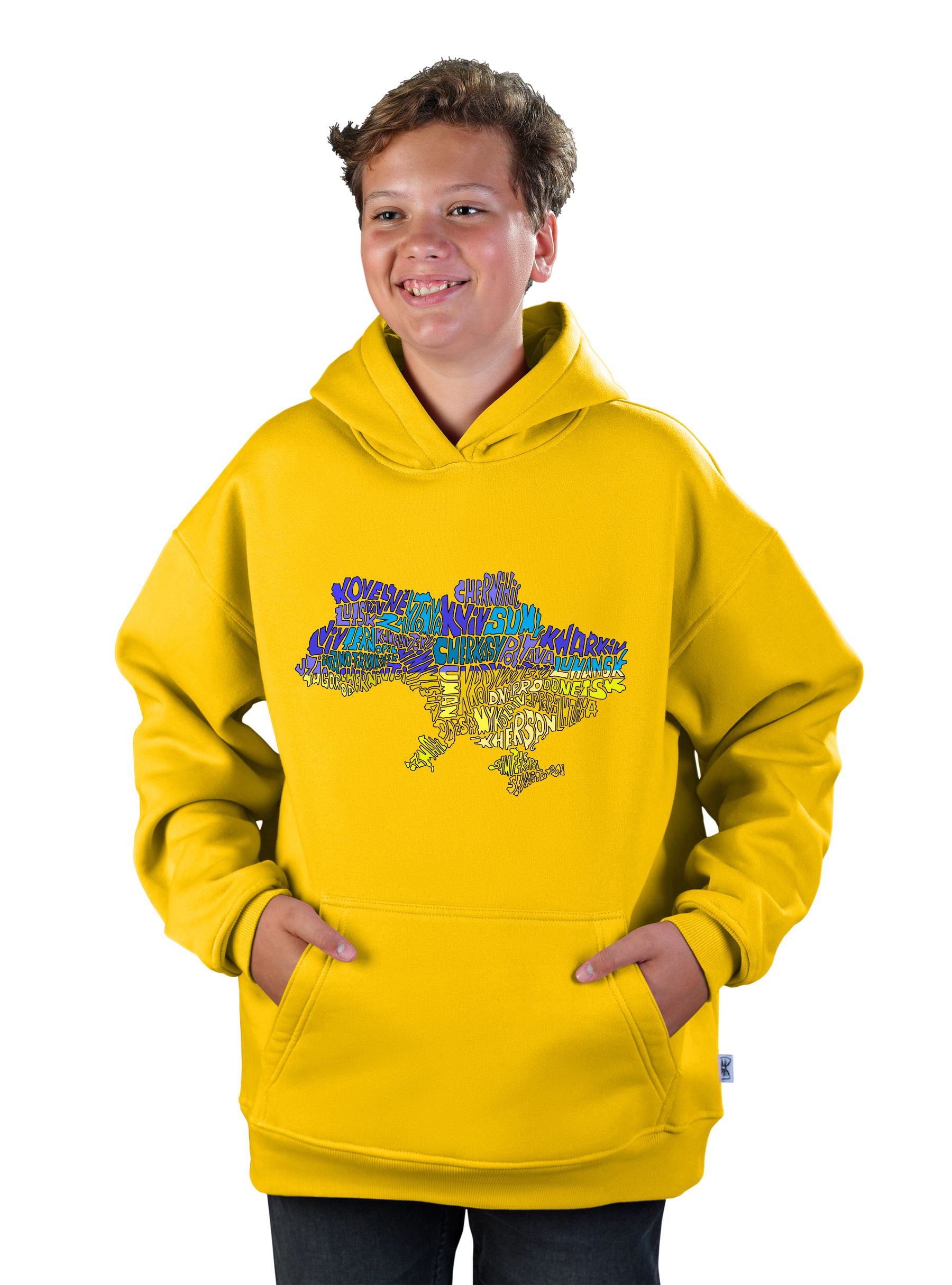Teenage hoodie for a boy "Ukraine