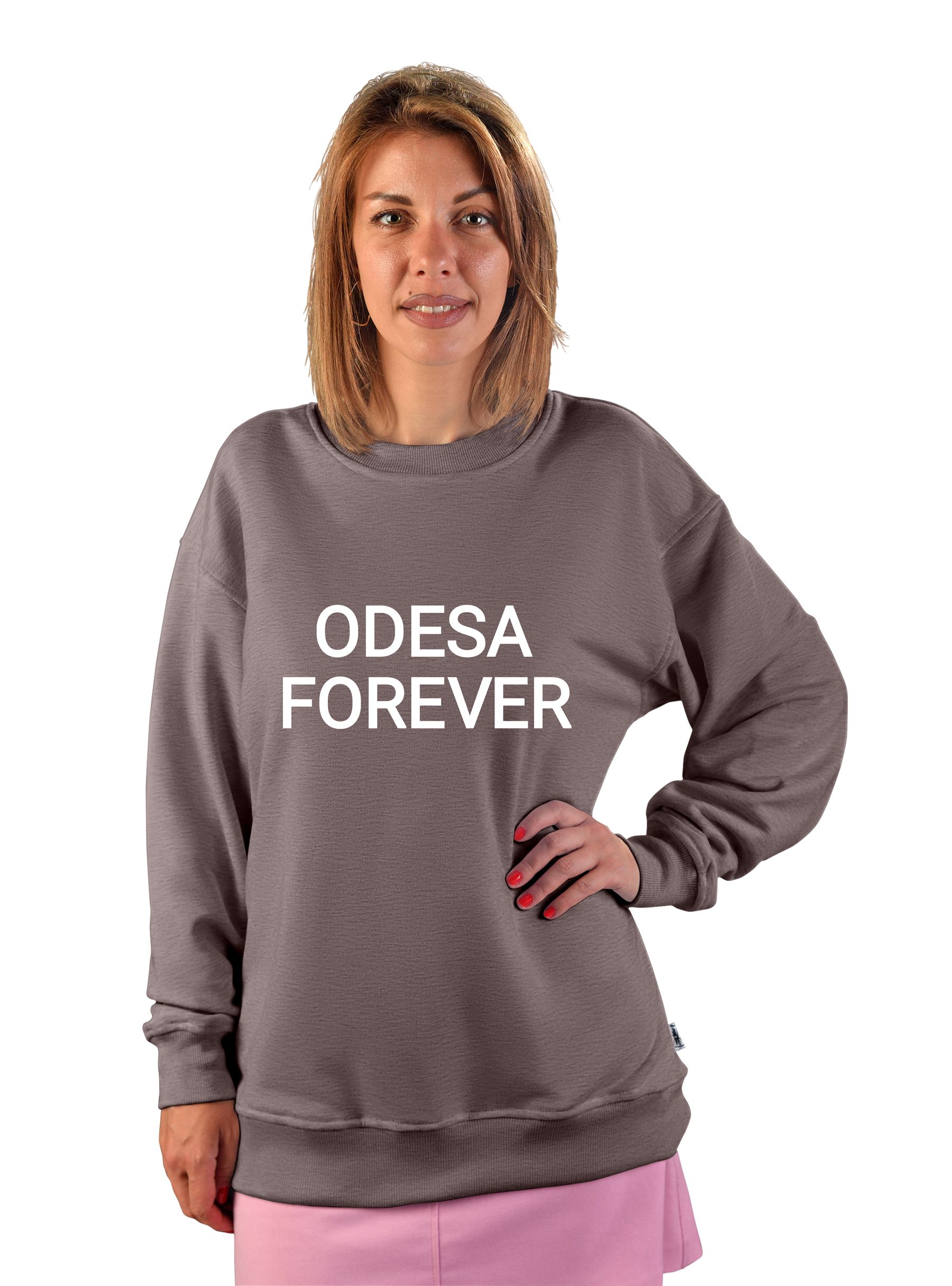 Свитшот женский "Odesa forever", надпись