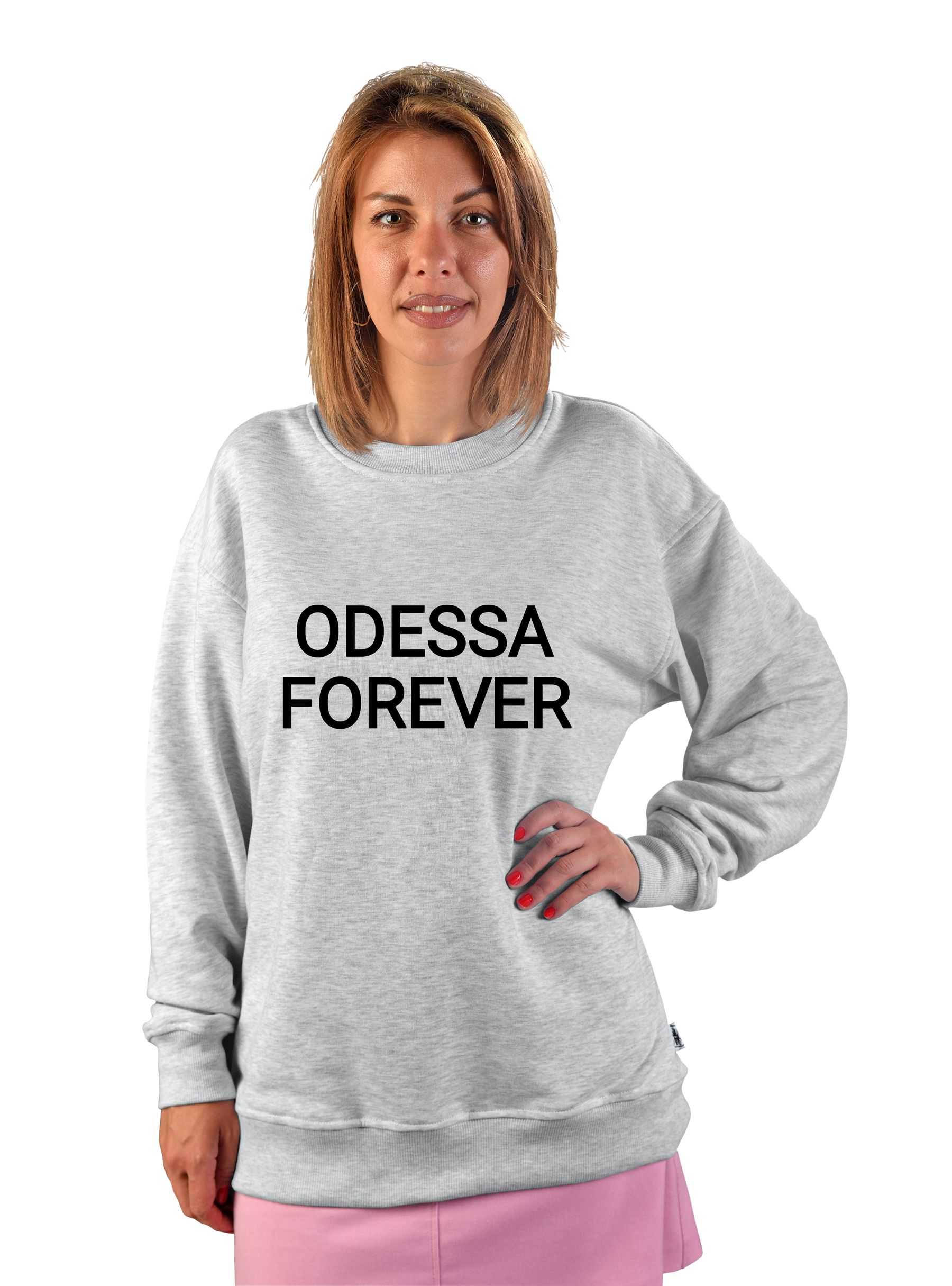 Свитшот женский "Odessa forever", надпись