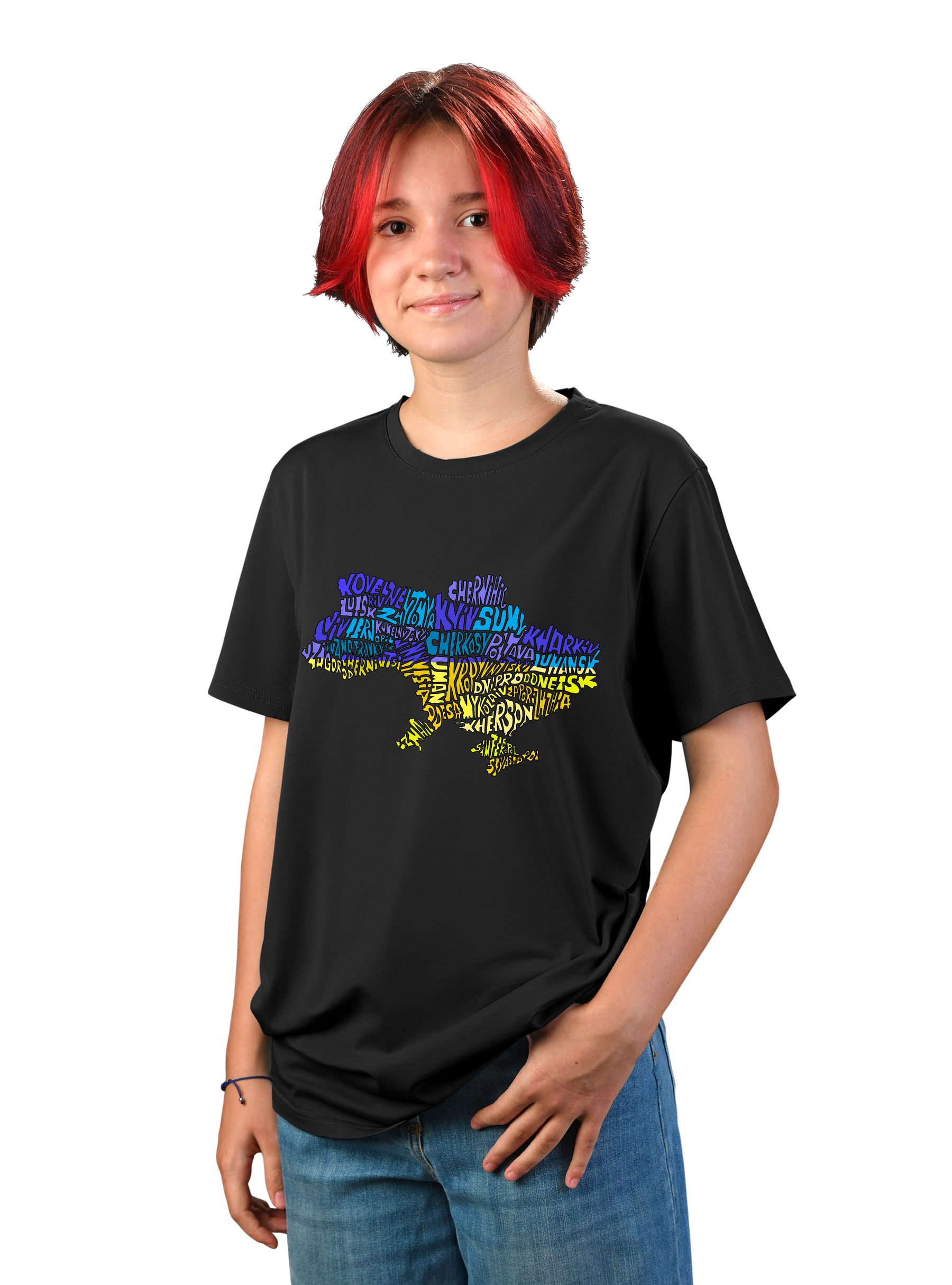 "Ukraine" teenage t-shirt for a girl