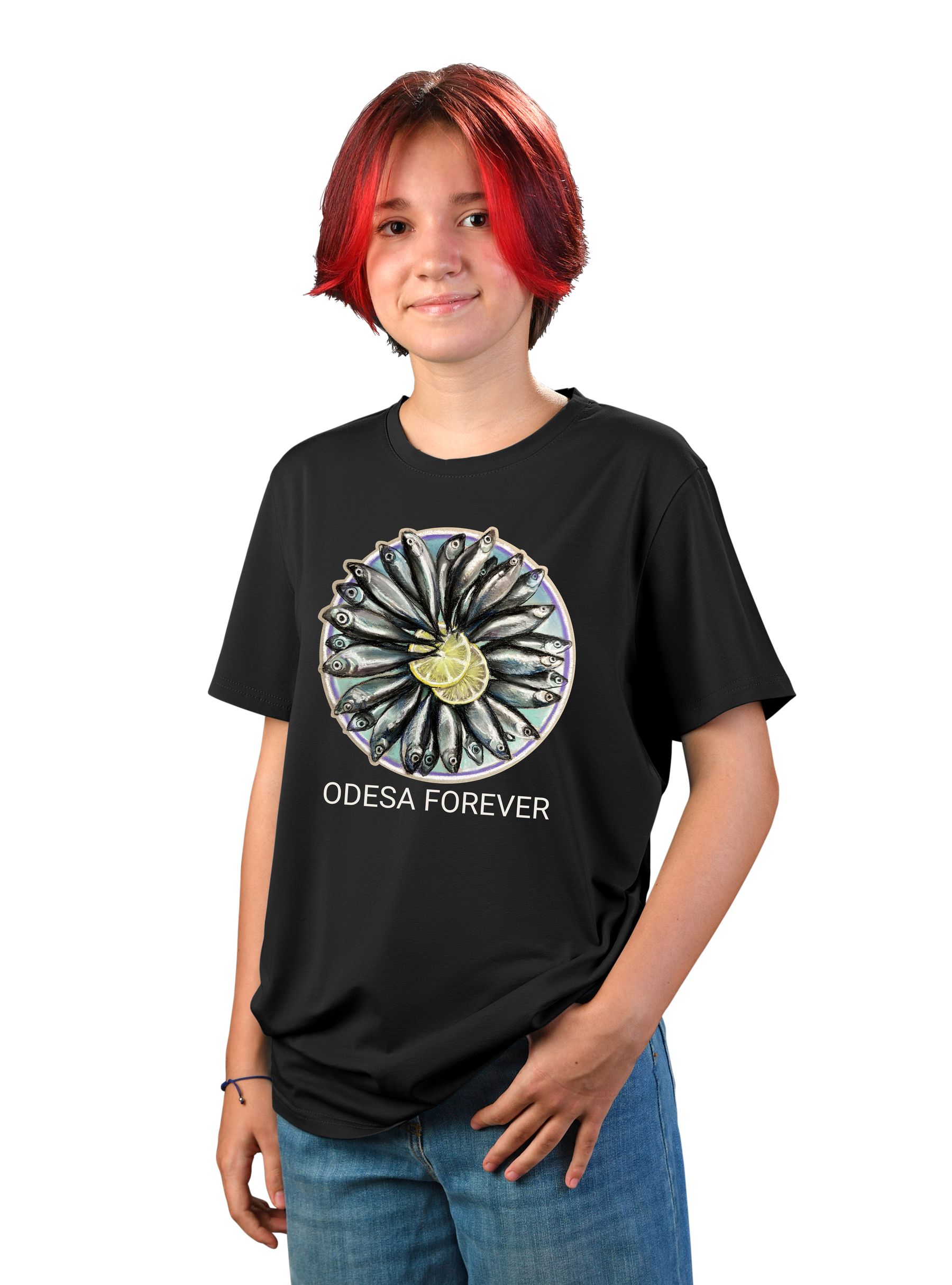 "Odessa forever" teenage sweatshirt for a girl