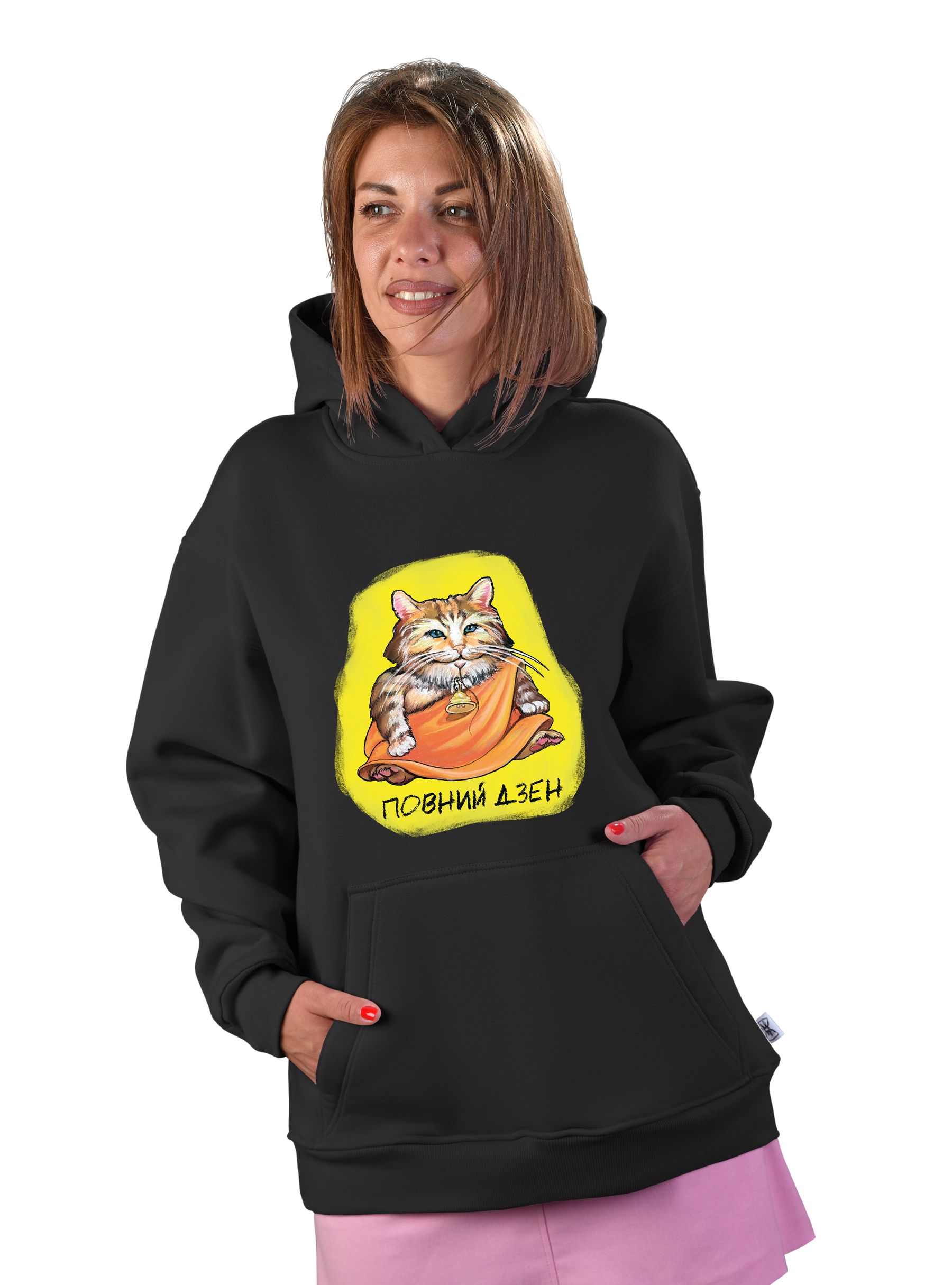 Women's hoodie "Повний дзен