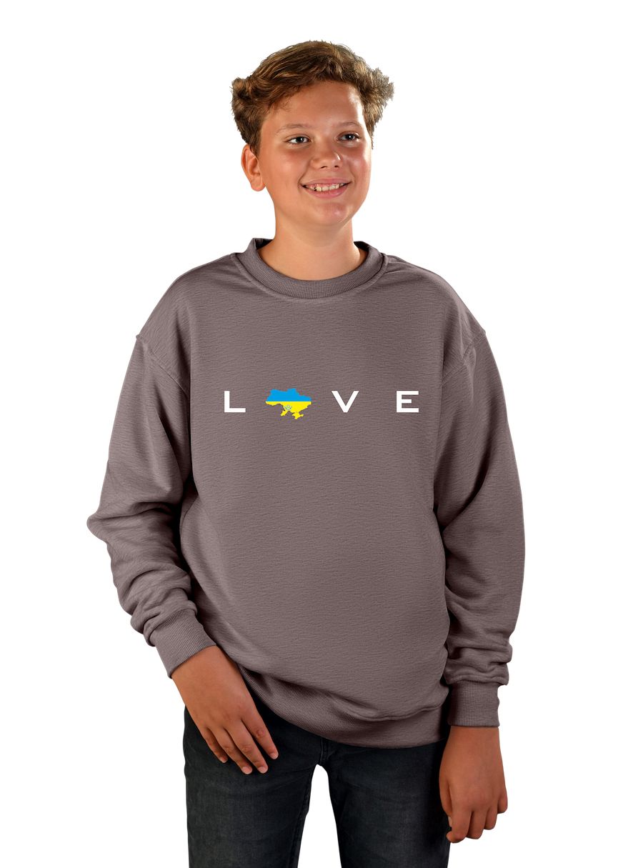 Світшот дитячий оверсайз "Love Ukraine"