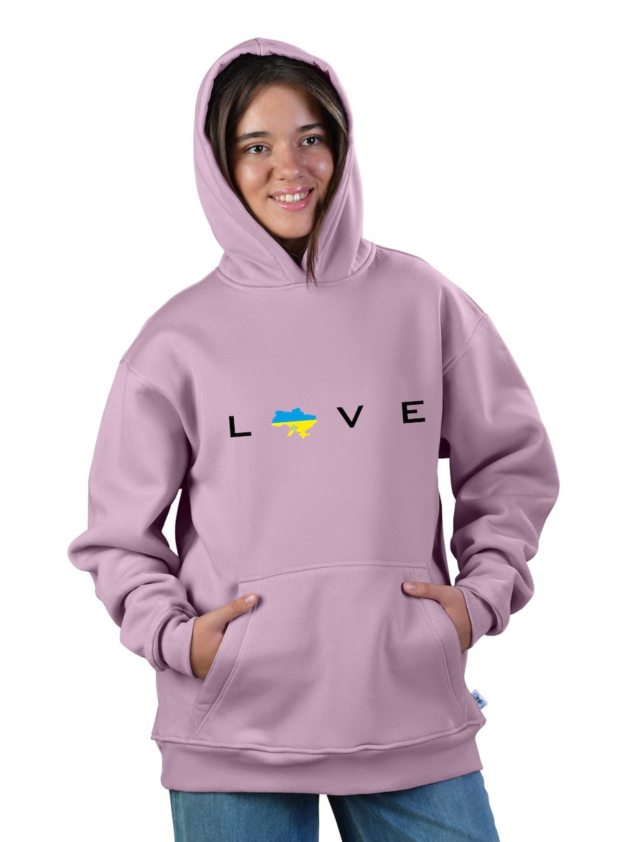 Худі дитяче оверсайз "Love Ukraine"