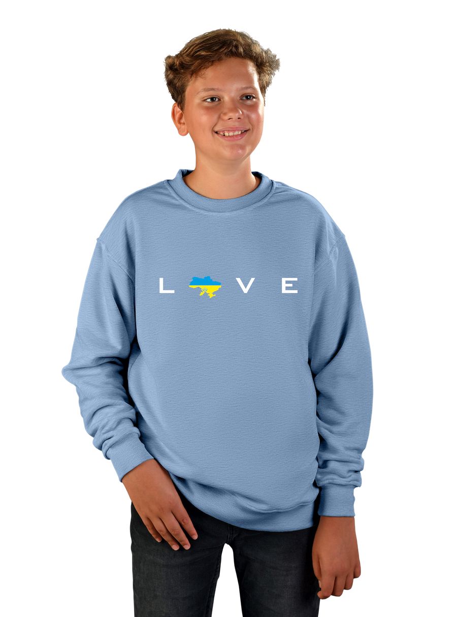 Світшот дитячий оверсайз "Love Ukraine"