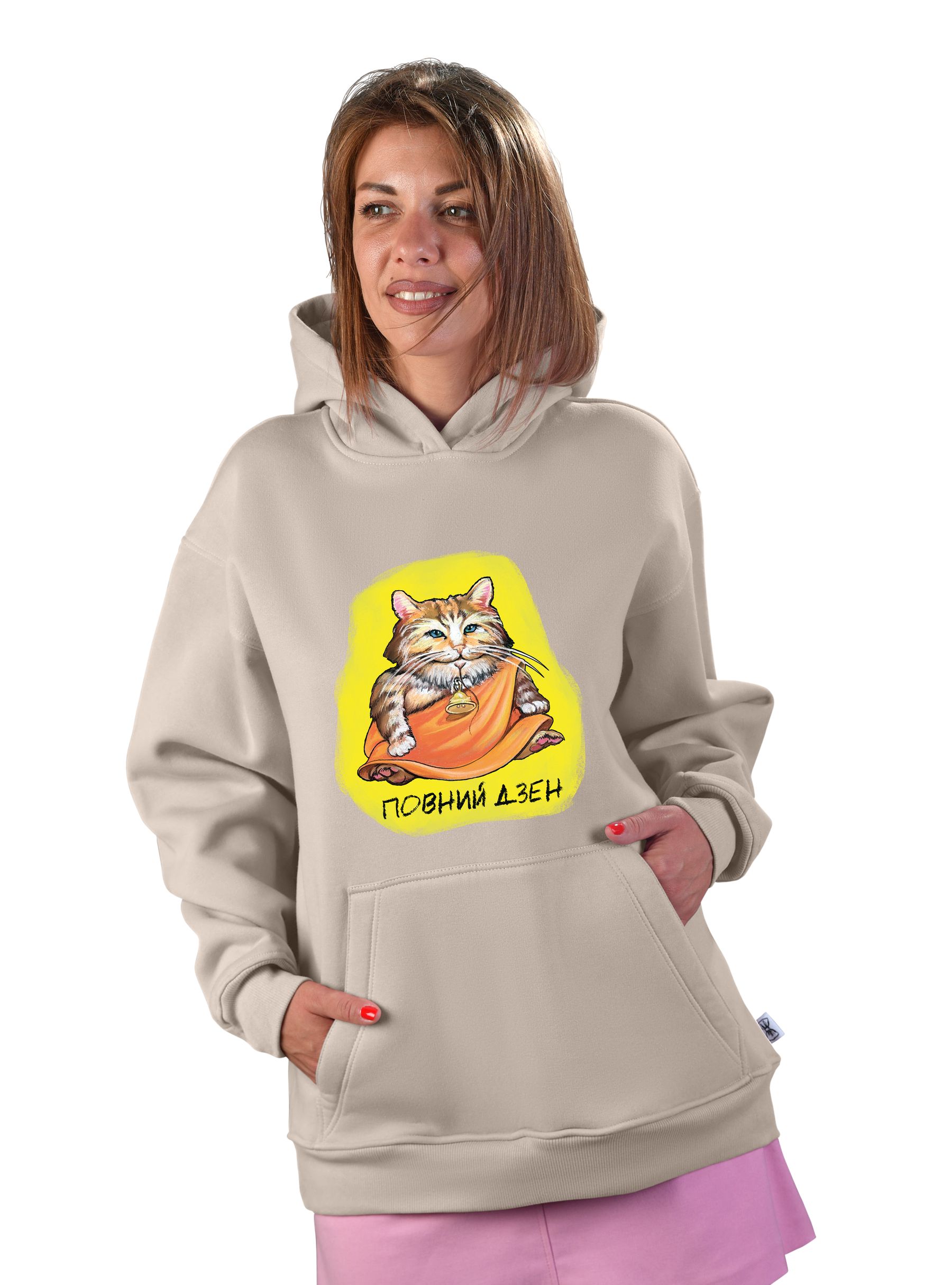 Women's hoodie "Повний дзен