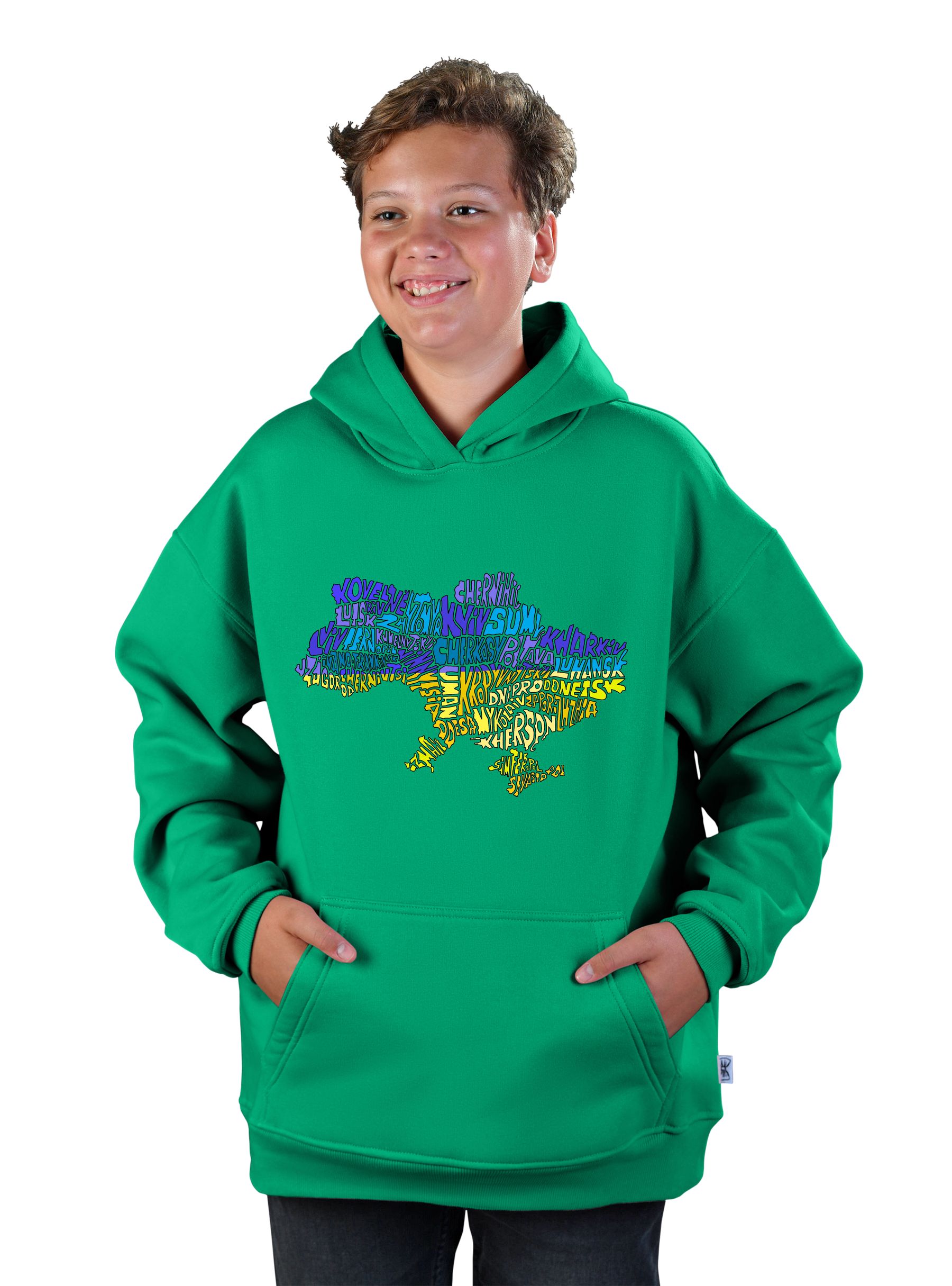 Teenage hoodie for a boy "Ukraine
