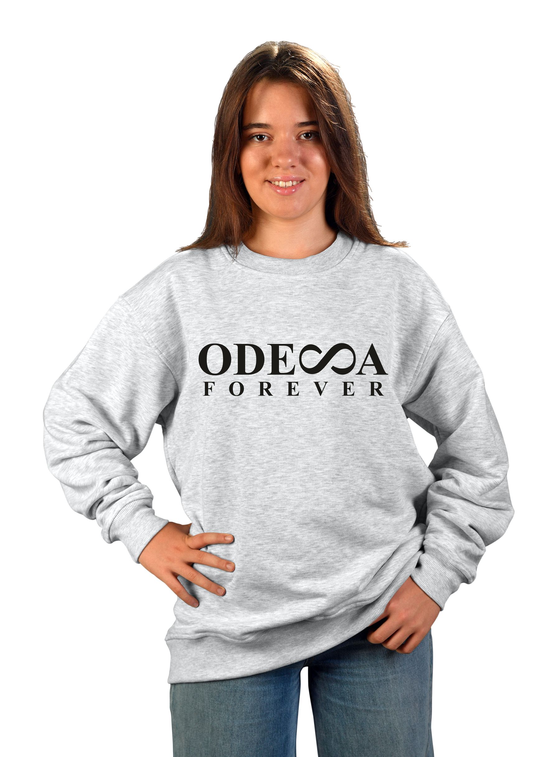 Teenage sweatshirt for girls "Ode∞a forever", infinity
