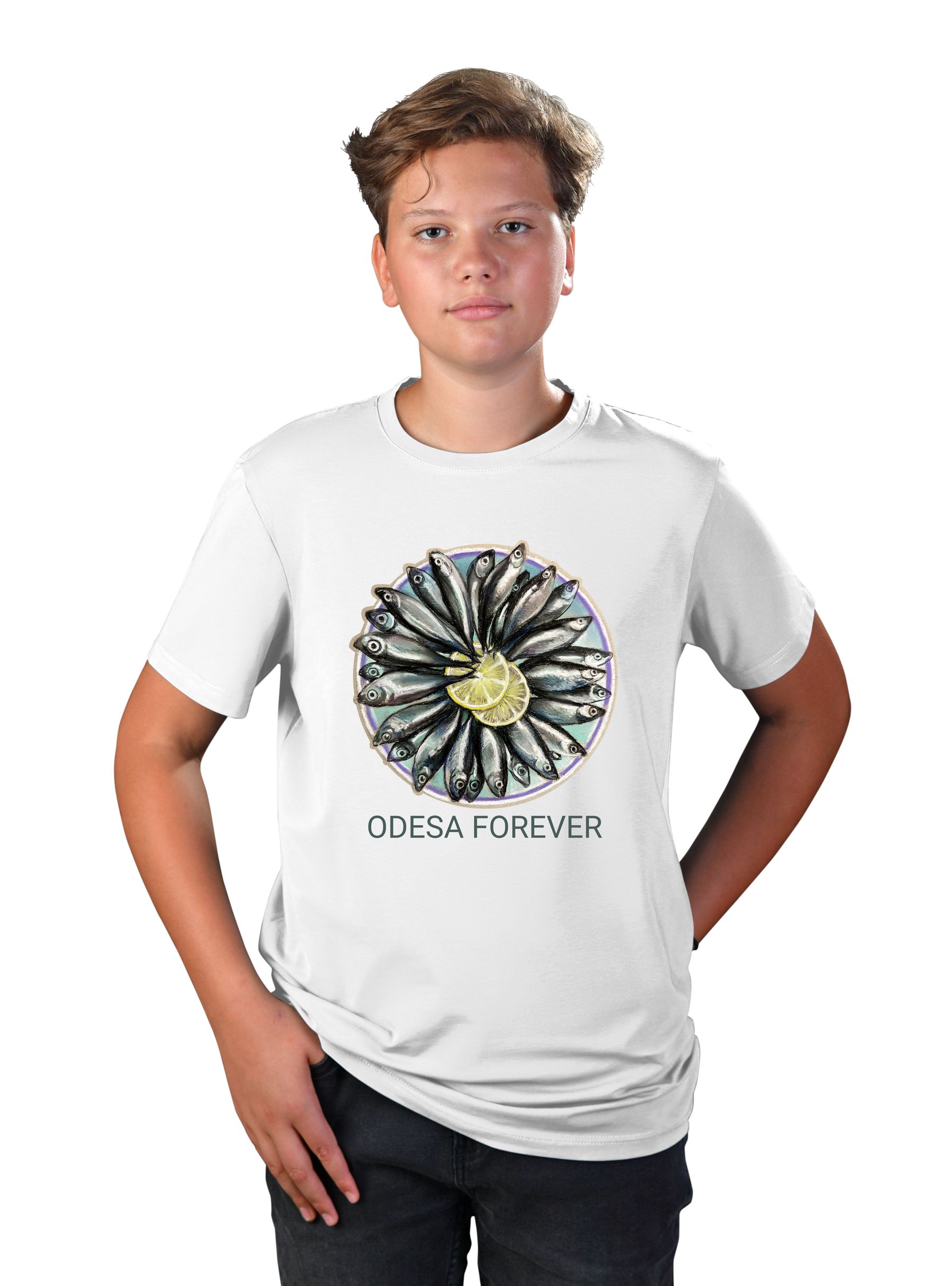 "Odessa forever" teenage sweatshirt for a boy