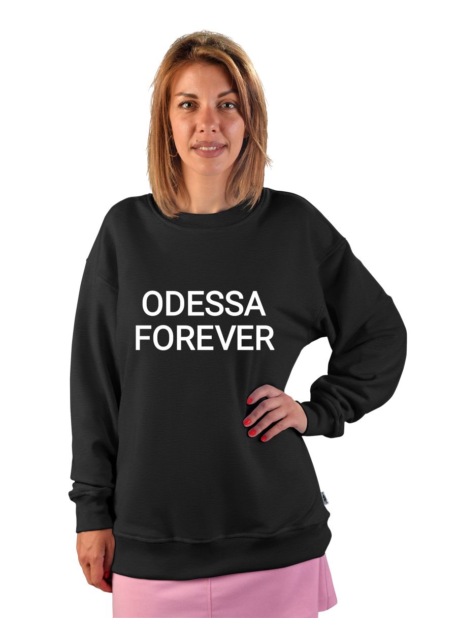 Свитшот женский "Odessa forever", надпись