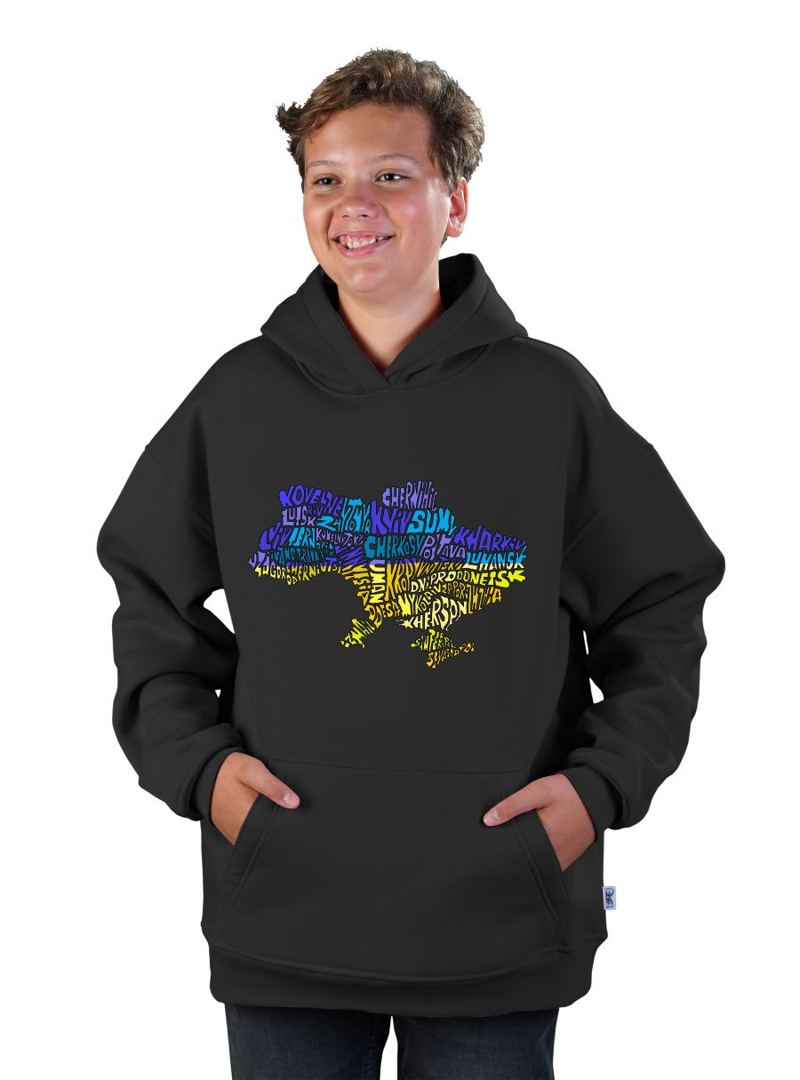 Teenage hoodie for a boy "Ukraine