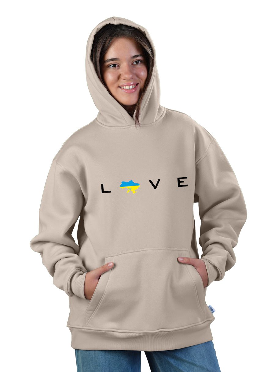 Худі дитяче оверсайз "Love Ukraine"