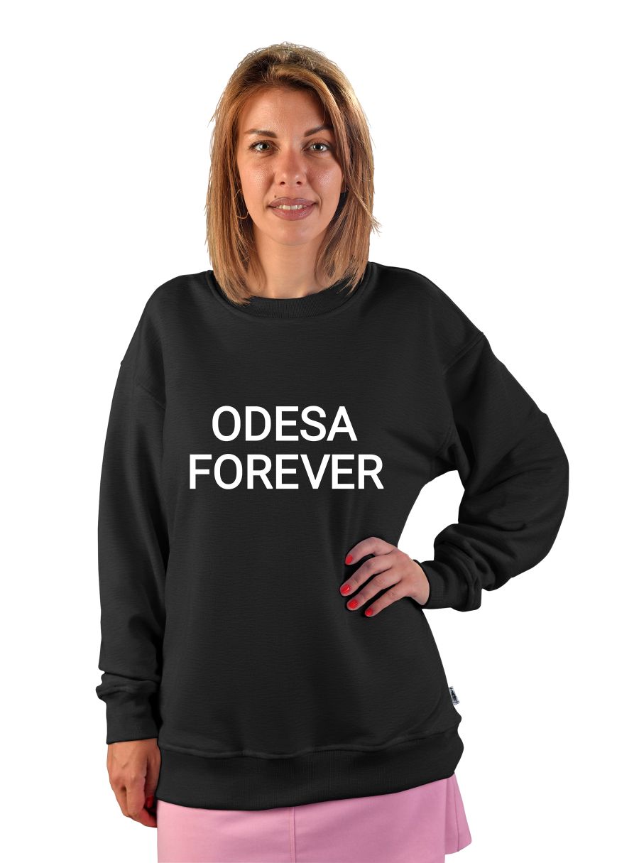 Свитшот женский "Odesa forever", надпись