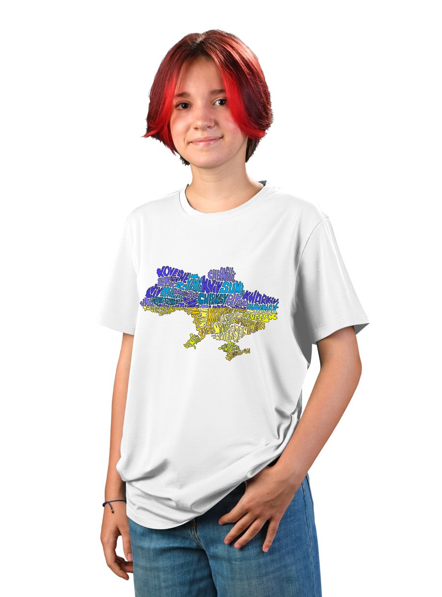 "Ukraine" teenage t-shirt for a girl