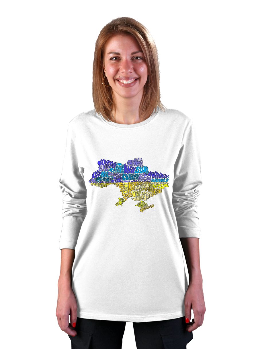 Women's t-shirt "Ukraine", long sleeve